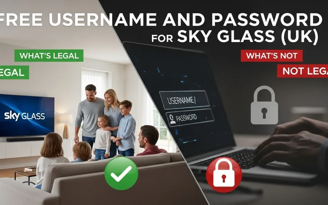 Free Username and Password for Sky Glass (UK) — What’s Legal & What’s Not
