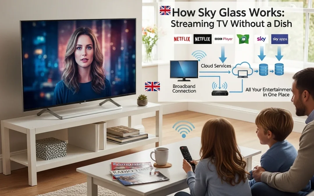 How Does Sky Glass Work? UK Guide to Streaming TV Without a Dish