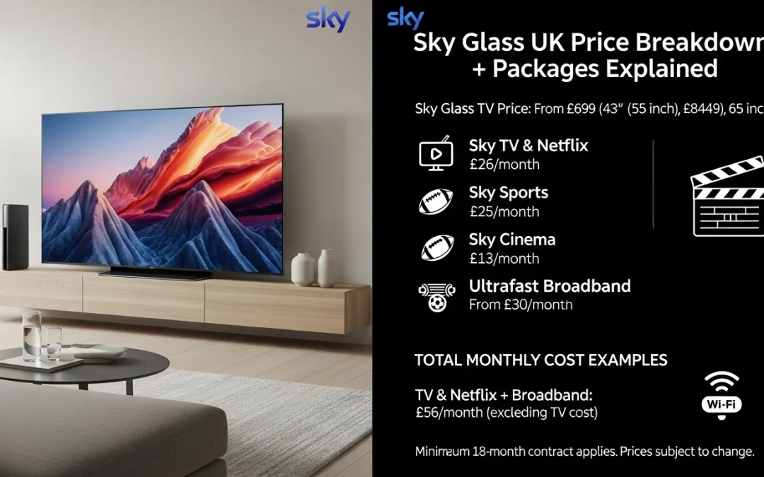 How Much Does Sky Glass Cost? UK Price Breakdown + Packages Explained