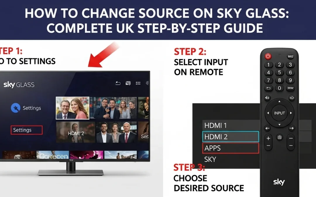 How to Change Source on Sky Glass (Complete UK Step-by-Step Guide)