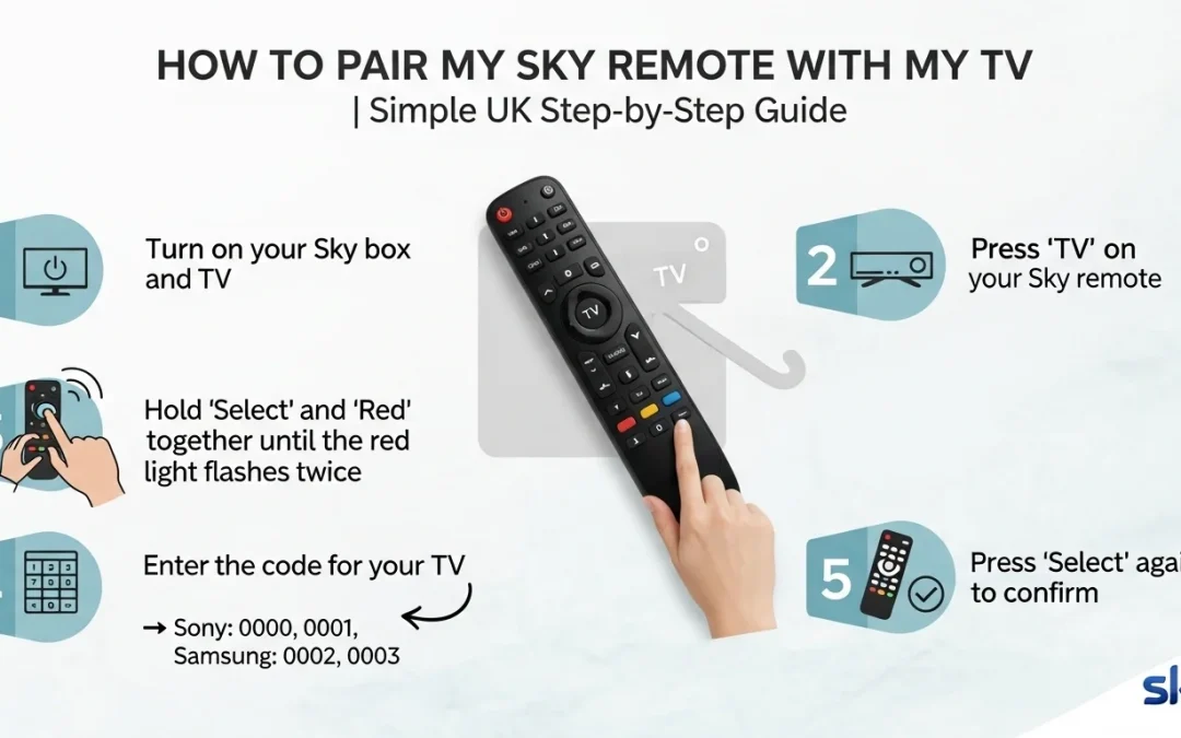 How to Pair My Sky Remote With My TV | Simple UK Step-by-Step Guide