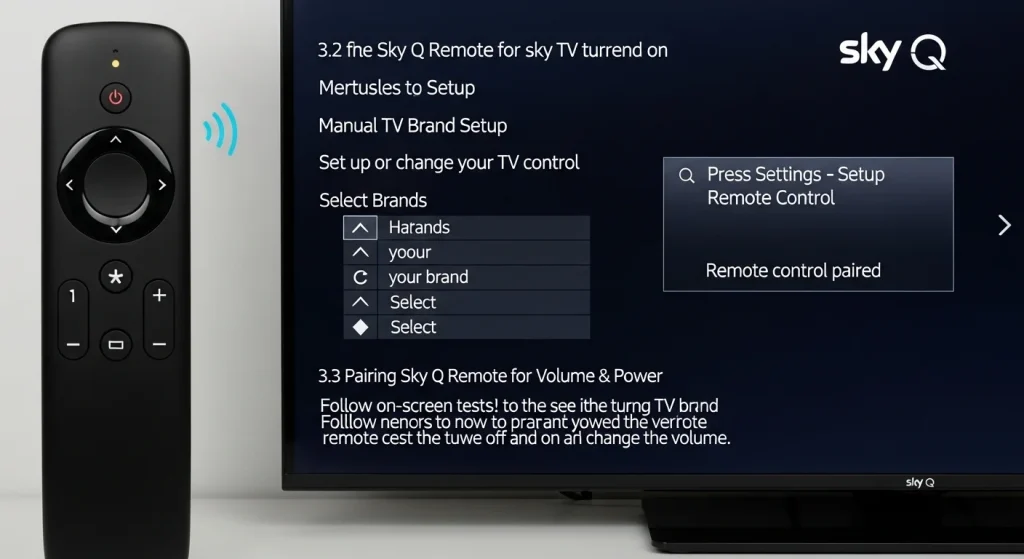 How to Pair Sky Q Remote With Your TV (Step-by-Step Guide)